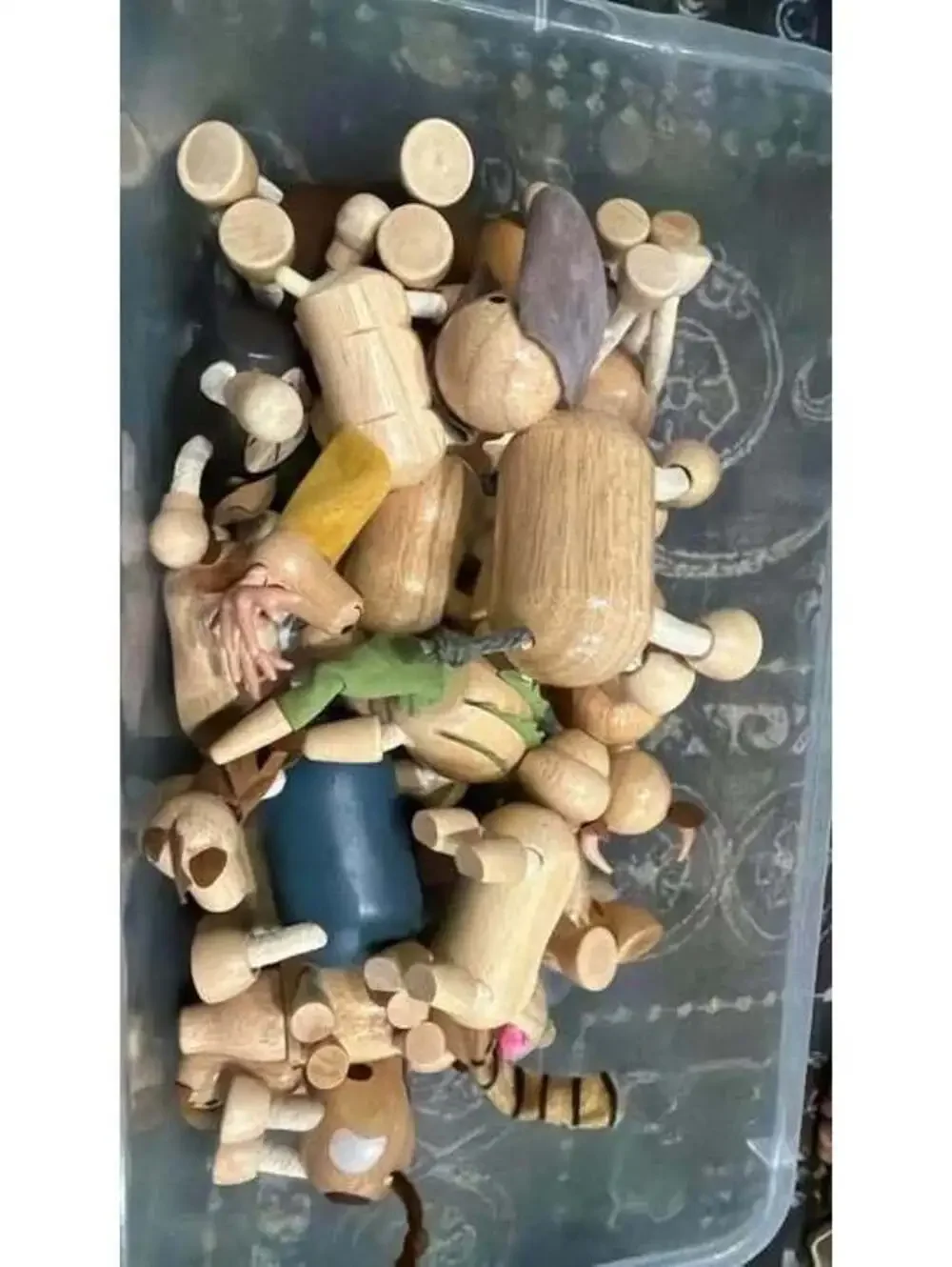 Wettarn Bendable Wooden Animal Toys